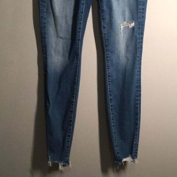 American Eagle jeans women's size 2 long 2L blue curvy super hi-rise jeg… - Picture 10 of 16